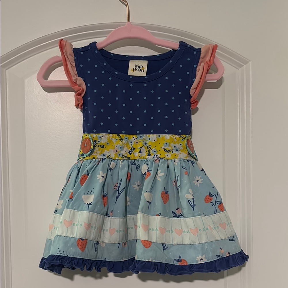 Wild Flowers Ruffled Tiered Sundress